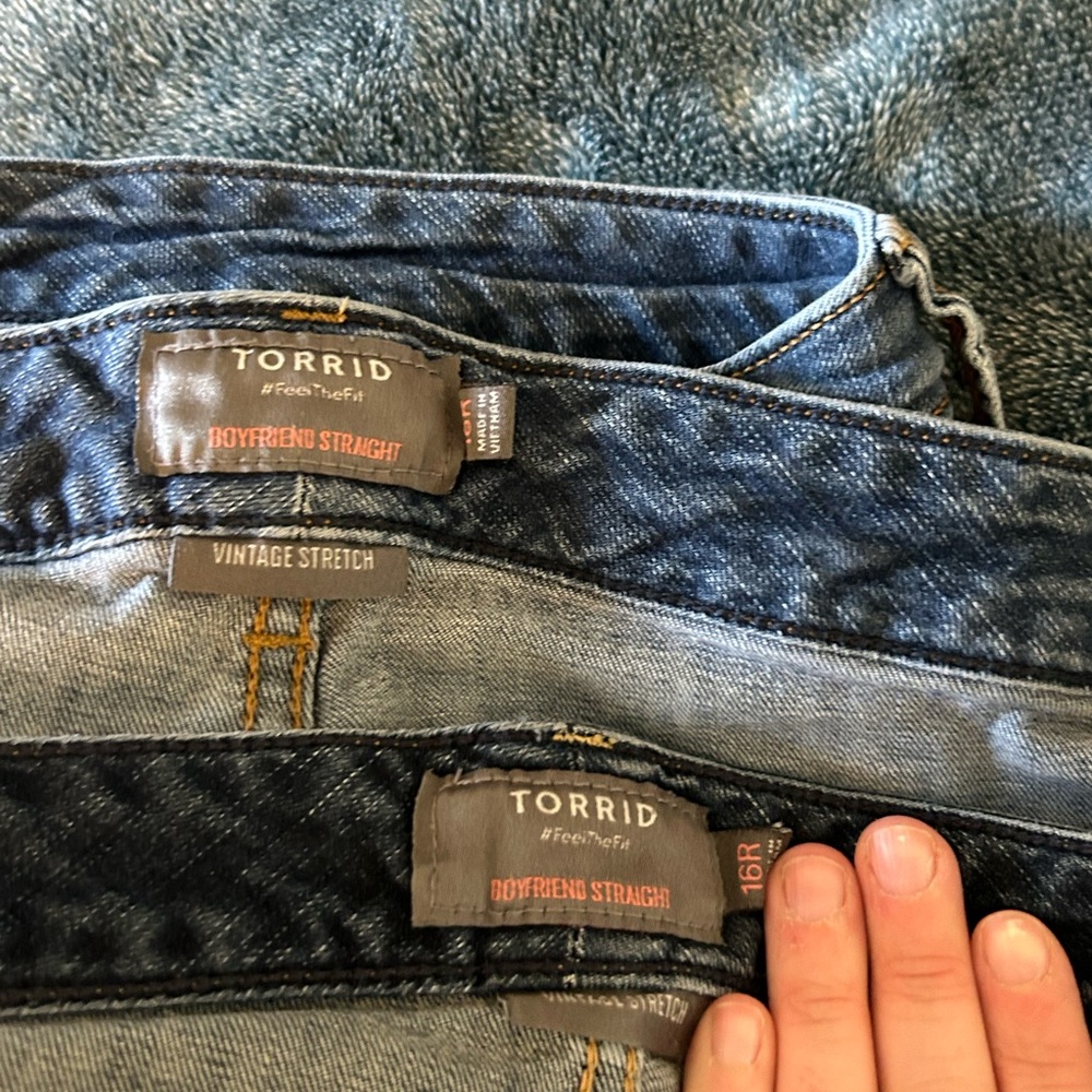 Blue jeans boyfriend fit